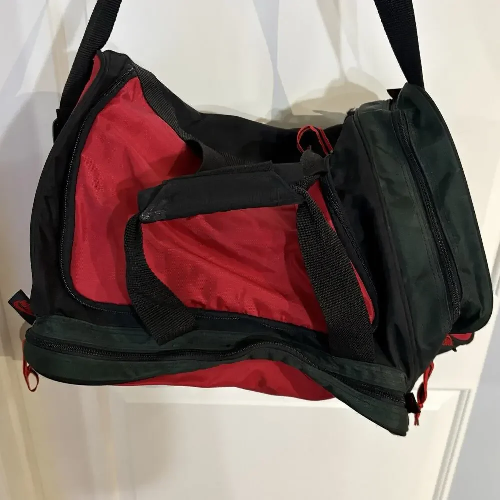 Nike Air Jordan Duffle Bag Gym Weekender 90’s Embroidered Gray Tag Basketball
